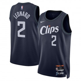 Maillot Basket Homme Los Angeles Clippers Kawhi Leonard 2023-24 Nike City Edition Navy Swingman